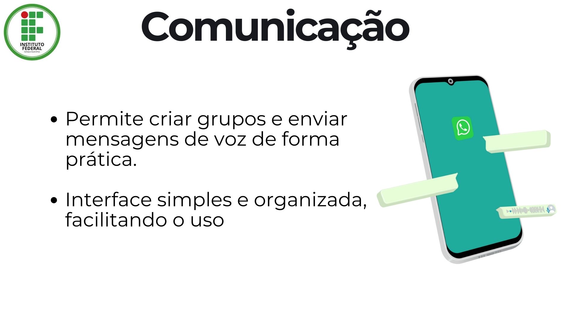 Slide 5: Comunicação Whatsapp